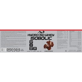 Whey Protein Isolate | Musculation Prise De Masse Pour Développement Musculaire | Hydro Iso Whey Isobolic | 1 Kg | Chocolate 