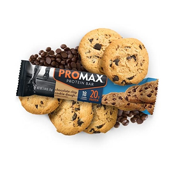 Promax Bar Pâte à biscuits 75g Boîte de 12 