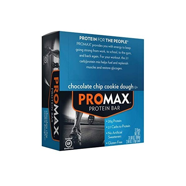 Promax Bar Pâte à biscuits 75g Boîte de 12 