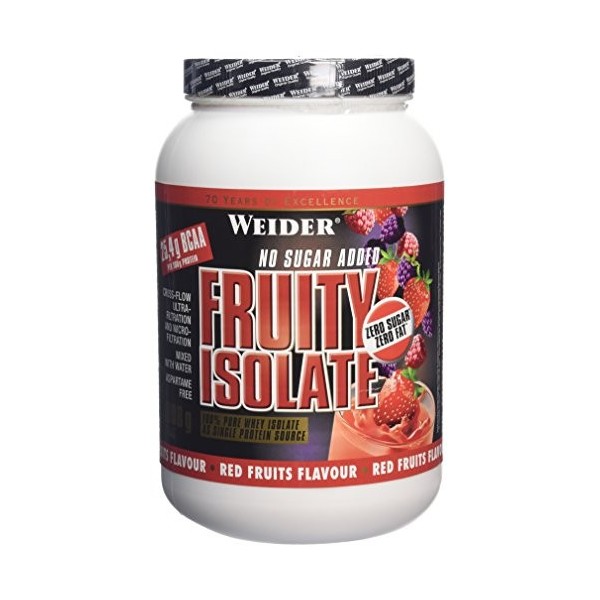 Weider Protéine CFM Whey Poudre Fruits Rouge 908 g