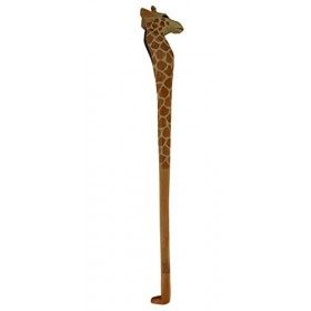 Scratcher arrière main Animal conçu pour hommes femmes en bois Backscratcher girafe 