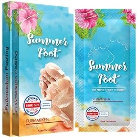 Masque de pied de qualité supérieure pour éliminer les callosités - Testé dermatologiquement - Instructions en allemand fran