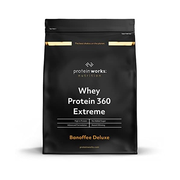 Protein Works - Protéine Whey 360 Extrême | Premium Whey Shake | Apport protéinés | Protéines haut de gamme | 68 Servings | B