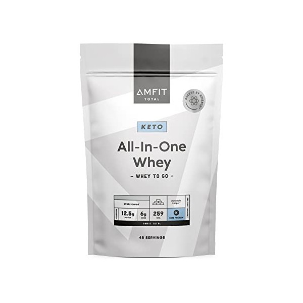 Marque Amazon - Amfit Nutrition Keto All-In-One Whey, 2.27kg