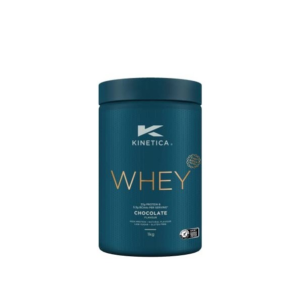 Kinetica Protéine Whey en Poudre, Vanille, 23 g de protéines/portions, 76 portions, poudre de protéine de lactosérum de lUE,