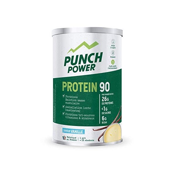 PUNCH POWER - Protéine 90 - Saveur Vanille - 450 g