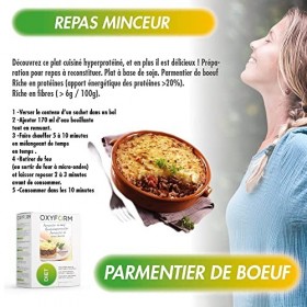 Laboratoires Oxyform I 12 Substituts Repas Protéiné Diététique I Shake Masse Musculaire I Préparation Poudre Protéine I Faibl
