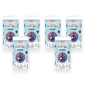 BIOFAIR NUTRITION - Petit déjeuner Myrtille - Source de protéine - Riche en Magnésium - Ma dose de protéine saine et responsa