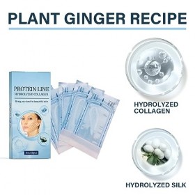 Fils de soie de collagène, fil de protéine de visage instantané, levage de fil de protéine soluble pour soulever la ligne de 