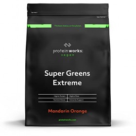 Super Greens Extreme Powder | Mandarine Orange | 20 légumes verts différents | Aide à protéger votre système immunitaire | Pr