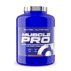Scitec Nutrition Muscle Pro, Boisson en poudre aromatisée avec plusieurs sources de protéines, de la créatine, des acides ami