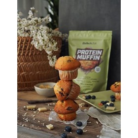 BioTechUSA Protein Muffin, Mélange à pâtisserie Protein Muffin a avec de la protéine hydrolysée, de la protéine de lactosérum