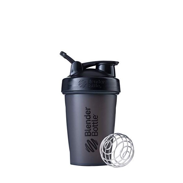 Blender Bottle Classic Loop - Protéine Shaker | Bouteille deau avec poignée de transport | 590 ml| full color noir