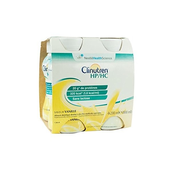 Clinutren Resource HP/HC Bouteille - Vanille