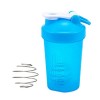 Dapuly 400 ml - Shaker à protéines - Mélange de poudre - Bouteille de sport étanche - Avec fouet en acier inoxydable - Pour l