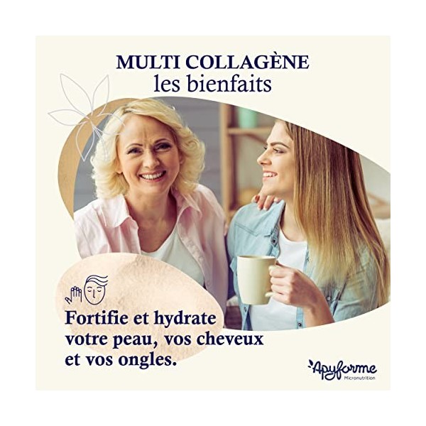 Collagène Breveté + Acide Hyaluronique - ÉLU PRODUIT DE LANNÉE 2023-3 Brevets et 16 Études Cliniques - 2 Mois de Cure - 60 G