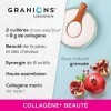 GRANIONS - Collagène+ Beauté - Collagène - Hydratation de la peau et anti-âge - Biotine + Vitamine C naturelle + Bourrache - 