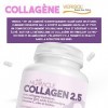 Nutracle Collagen 2.5 120 comprimés,Supplément de Collagène BioActive Verisol®, Acide Hyaluronique, Coenzyme Q10, Vitamine C,