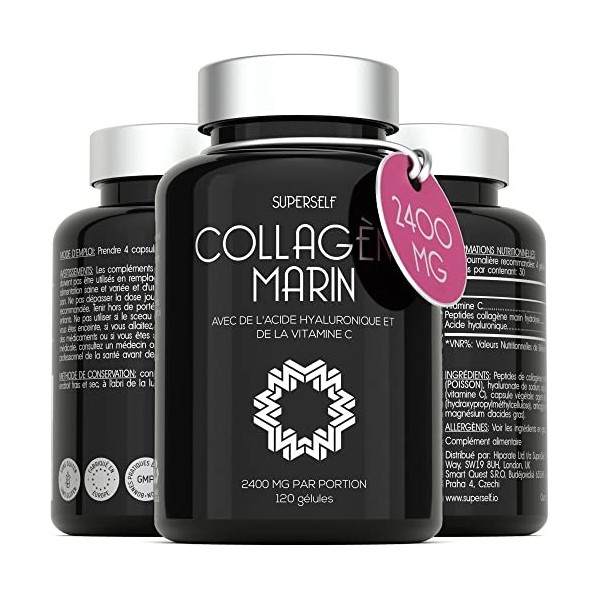 Collagène Marin 2400 Mg - Collagene Marin Type 1 Avec Acide