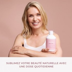 Swedish - 500 ml de collagène liquide | 12 500 mg de collagène marin, avec de lacide hyaluronique, des vitamines et des miné
