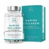 Collagene Marin Acide Hyaluronique + Vitamine C Acerola et Magnesium - Complement Alimentaire Peau Collagene et Acide Hyaluro