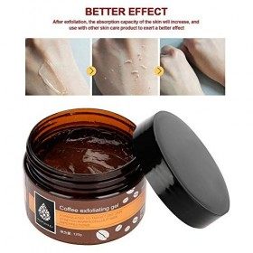 120 g Gel exfoliant au café Crème exfoliante au café pour le visage Visage Main pieds Remover Peaux mortes Hydratant Lissant 