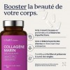 Collagene Marin Type 1 Breveté, Acide Hyaluronique + Vitamine C | Multivitamines A, C & E | Soins des Cheveux, Peau & Articul