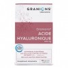 Acide hyaluronique pur GRANIONS | Complement alimentaire peau | Acide hyaluronique gelules 210mg avec Zinc + Selenium | Cure 