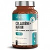 Capsules de Collagene Marin 1000mg - 120 Capsules - 9 Nutriments pour la Peau - Collagene Marin pur Hydrolysé de type 1 avec 