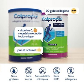 Collagène hydrolysé en poudre | 30 jours | Exercice physique, Muscles et Articulations | Vitamine C, Acide hyaluronique, Magn