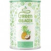 Green Collagen - Collagène, élastine marine, acide hyaluronique - Elixir de beauté riche en nutriments et probiotiques - 400g