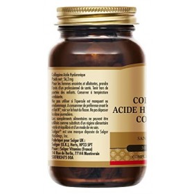 Solgar Collagène Acide Hyaluronique Complexe - Beauté - Os/Cartilage - Vitamine C et Chondroïtine - Complément Alimentaire - 