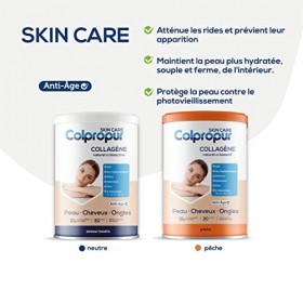 Collagène hydrolysé en poudre | Q10, Acide hyaluronique, vitamines, minéraux | Beauté Peau, Cheveux | 30 jours | Saveur Pêche