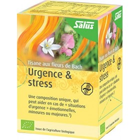 Salus Tisane Urgence & Stress aux Fleurs de Bach AB - À Base de Mélisse, de Lavande et dÉlixirs Floraux - Relaxation, Détent