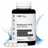 Acide Hyaluronique Pur 400 mg | 120 gélules végétales 4 mois de traitement | Haute dose, concentration et biodisponibilité 