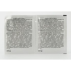 Omivis Garze Ophtalmiques monoses avec acide hyaluronique et Aloe vera - 20 gardes