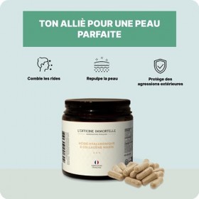 ACIDE HYALURONIQUE & COLLAGENE MARIN |&nbsp;FABRIQUE EN FRANCE |&nbsp;OFFICINE IMMORTELLE
