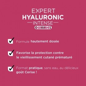 Forté Pharma - Expert Hyaluronic Intense Gummies | Complément alimentaire Beauté de la Peau, Acide Hyaluronique et Sélénium |