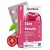 NovaBoost - Sparkies Skin Beauty - Anti-âge - Complément Alimentaire à boire - Collagène Marin, Acide hyaluronique, Q10 - Sav