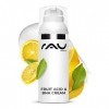 RAU Fruit Acid Cream 50 ml - avec acides de fruits, acides hyaluronique, vitamins & huiles végétales