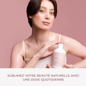 Swedish Collagen - Collagen Vegan 500 ml de collagène liquide | 10 000 mg dacides aminés vegan, avec acide hyaluronique, vit