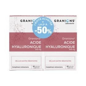Granions Acide Hyaluronique Lot de 2 x 60 Gélules Végétales