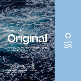 Collagène Marin avec Vitamine C | Peptides hydrolysés | Acides Aminés Essentiels pour la Peau, Ongles, Cheveux, Tendons et Li