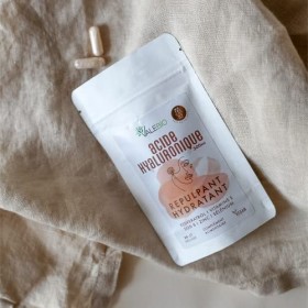 Acide Hyaluronique | Complexe Antioxydants | Hydratant & Repulpant | Réduit les rides | Coup déclat | 30 gélules