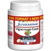 JUVAMINE - Jambes Légères - Vigne Rouge Cassis 2000mg de plantes - Maxi Format - 90 Comprimés Lot de 1 