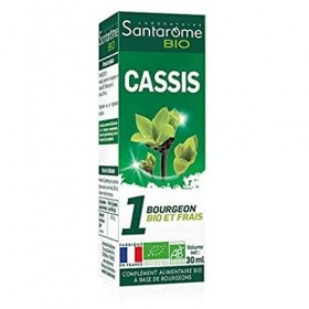 Santarome Bio - Gemmo Cassis | Complément Alimentaire Immunité et Vitalité | Antioxydant & Renforce les Défenses Immunitaires