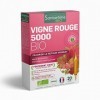 Santarome Bio - Vigne Rouge Bio | Complément Alimentaire Jambes Légères | Booste la Circulation, Jambes Lourdes - Plantes Bio