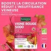 Santarome Bio - Vigne Rouge Bio | Complément Alimentaire Jambes Légères | Booste la Circulation, Jambes Lourdes - Plantes Bio