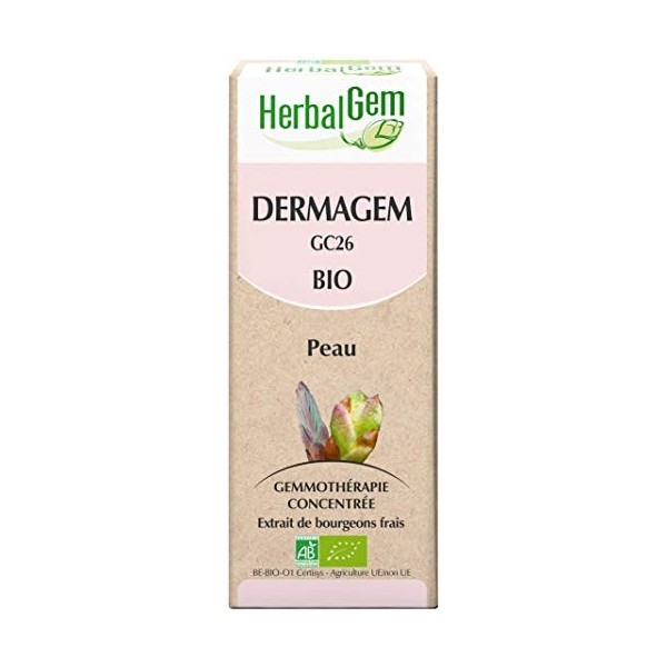 HerbalGem Dermagem Bio Gemmothérapie Concentrée Purifie Et Restaure La Peau 30 ml