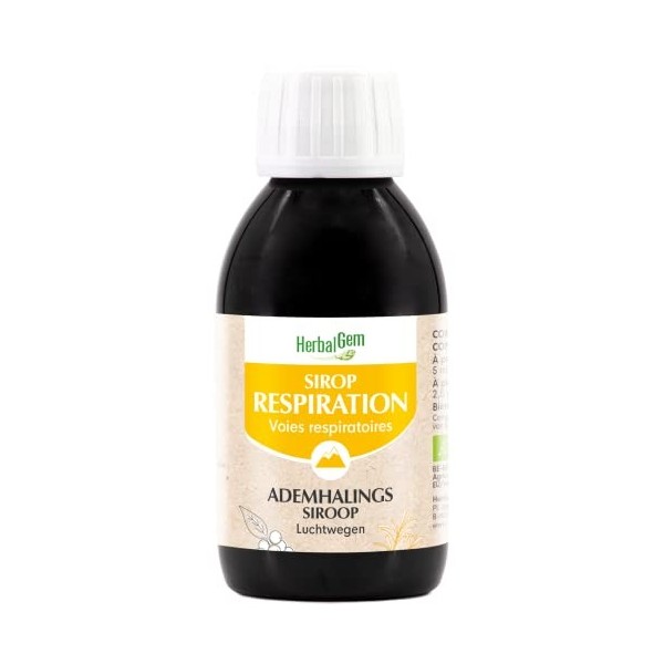 Herbalgem |Sirop Respiration|en cas d’Encombrement des Voies Respiratoires|150 ml